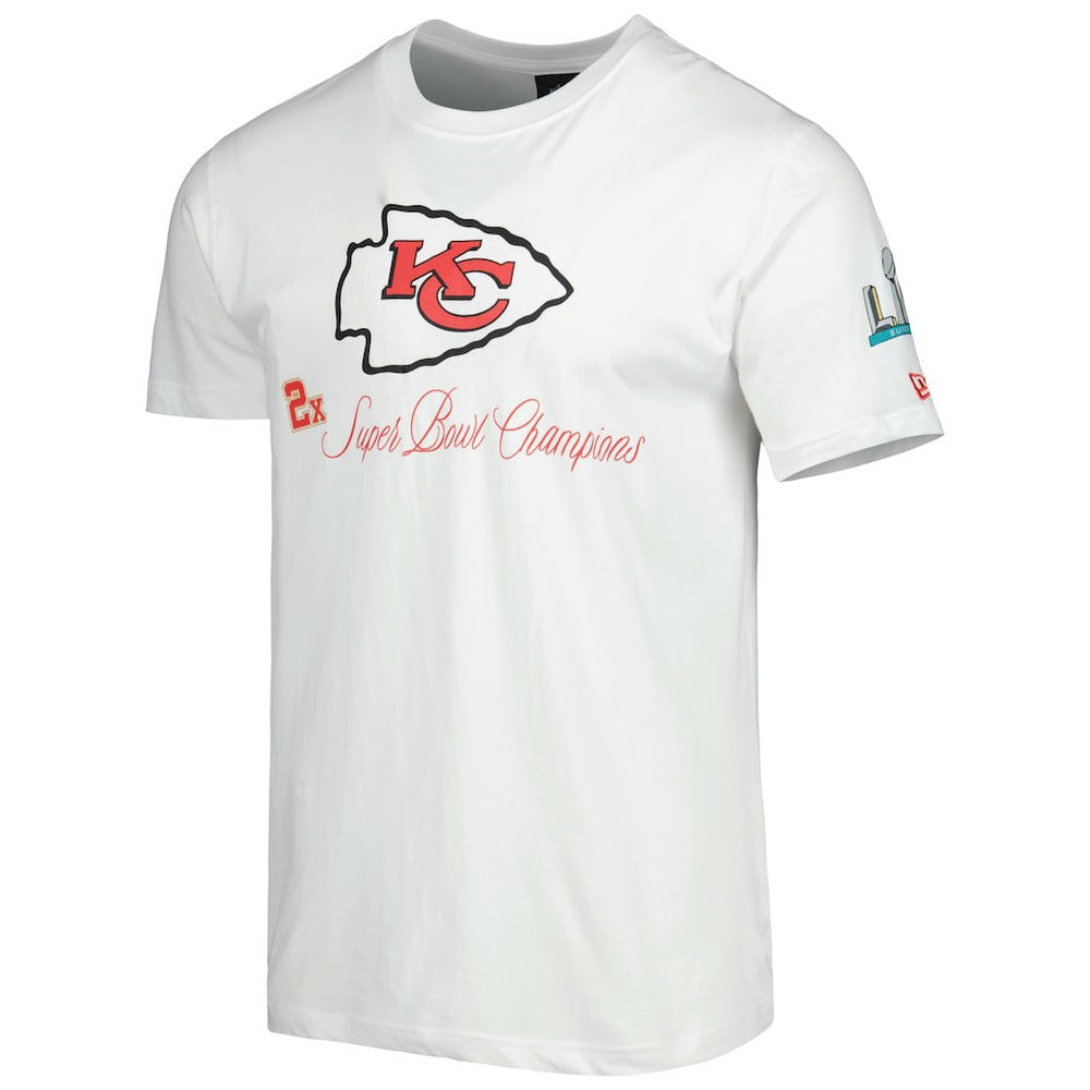 Kansas City Chiefs New Era Historic Champs T-Shirt White