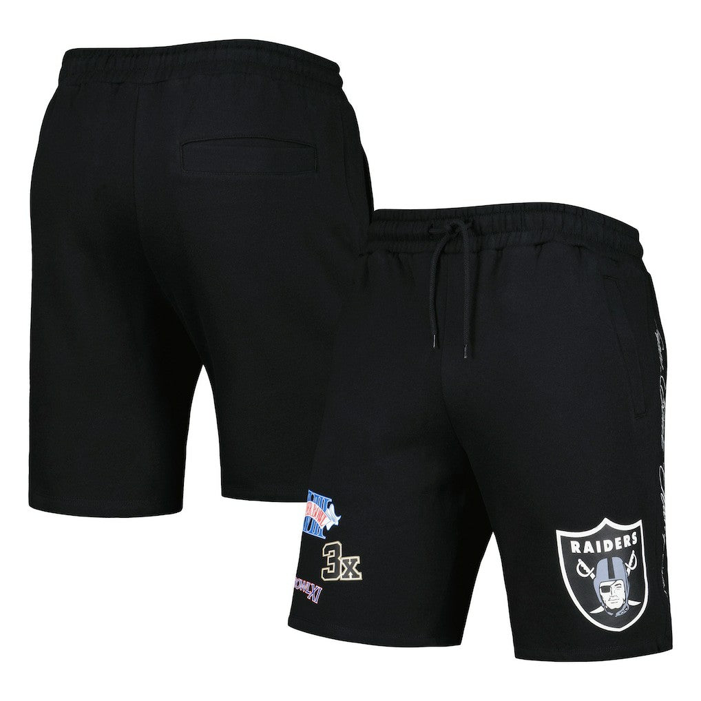 Las Vegas Raiders New Era Historic Champs Shorts Black