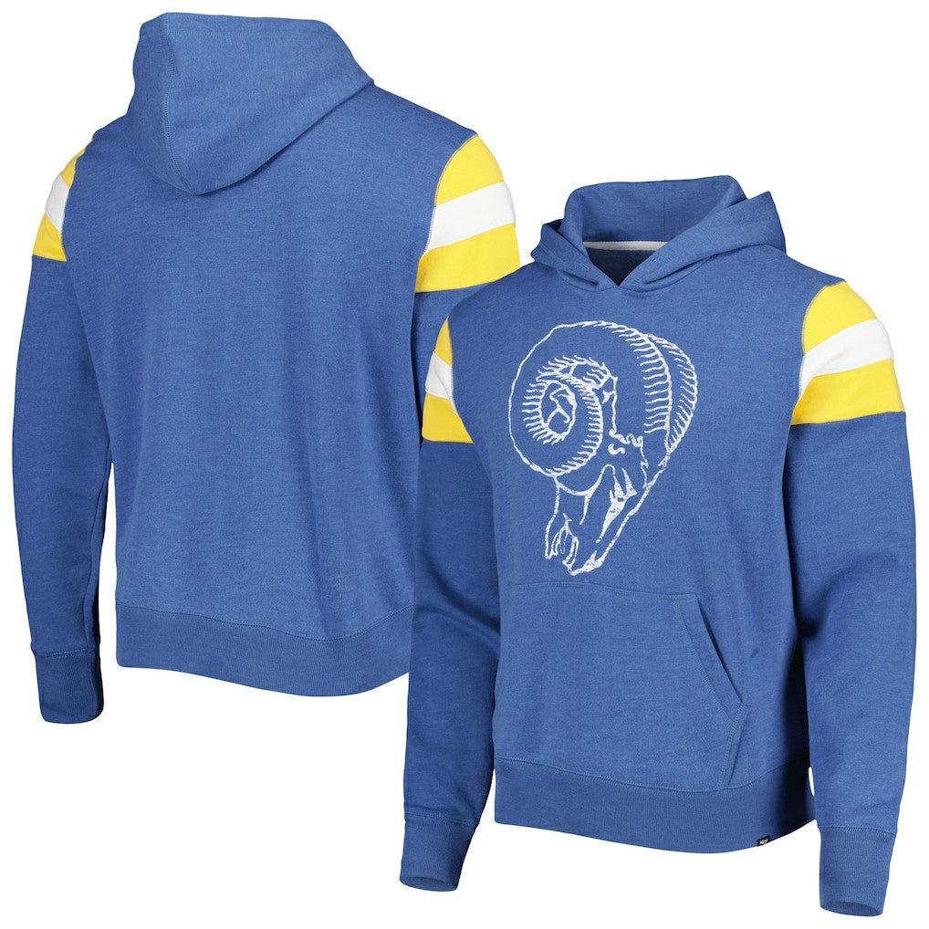 47 brand Los Angeles Rams '47 Legacy Premier Nico Pullover Hoodie Royal