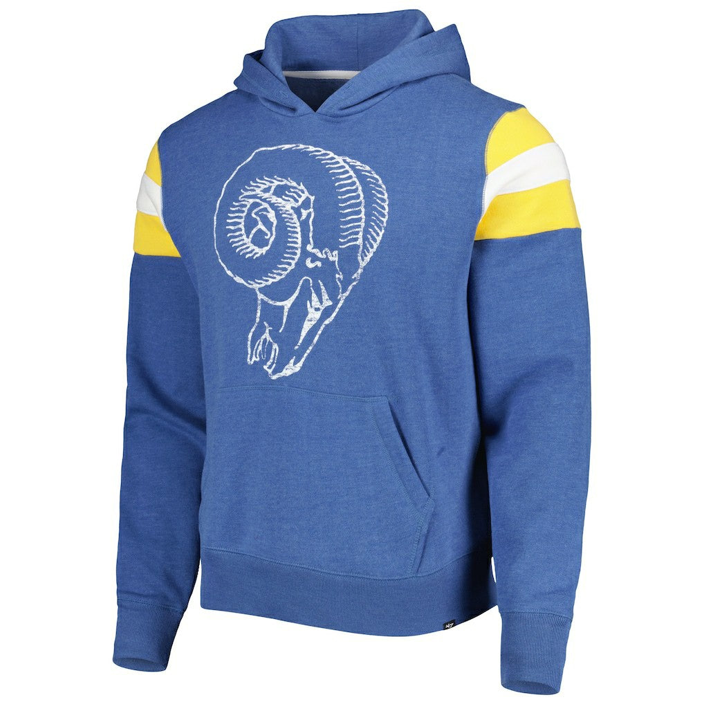 47 brand Los Angeles Rams '47 Legacy Premier Nico Pullover Hoodie Royal