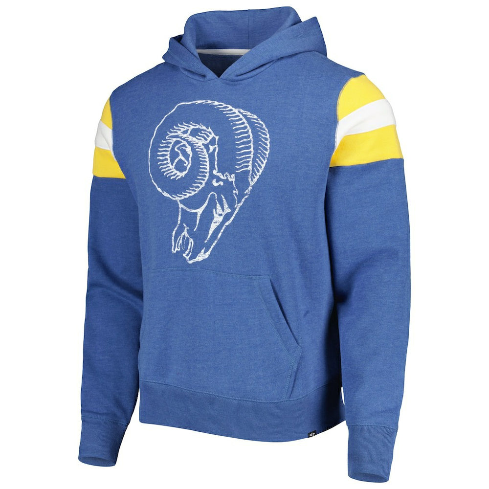 47 brand Los Angeles Rams '47 Legacy Premier Nico Pullover Hoodie Royal