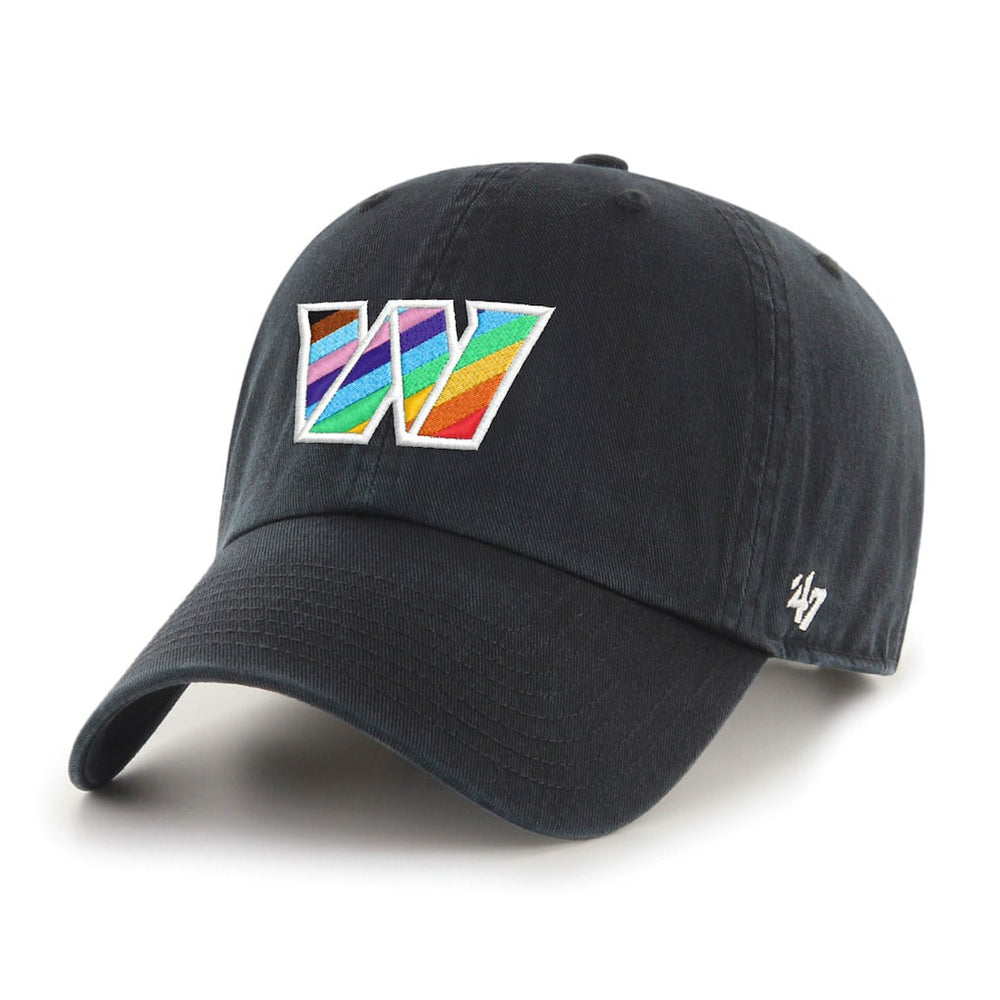 47 brand Washington Commanders '47 Logo Pride Clean Up Adjustable Hat Black