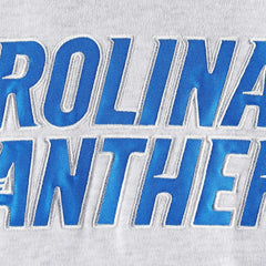 47 brand Carolina Panthers '47 Gridiron Lace-Up Pullover Hoodie Heather Gray