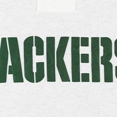47 brand Green Bay Packers '47 Gridiron Lace-Up Pullover Hoodie Heather Gray