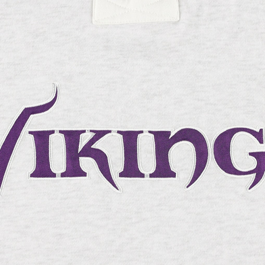 47 brand Minnesota Vikings '47 Gridiron Lace-Up Pullover Hoodie Heather Gray