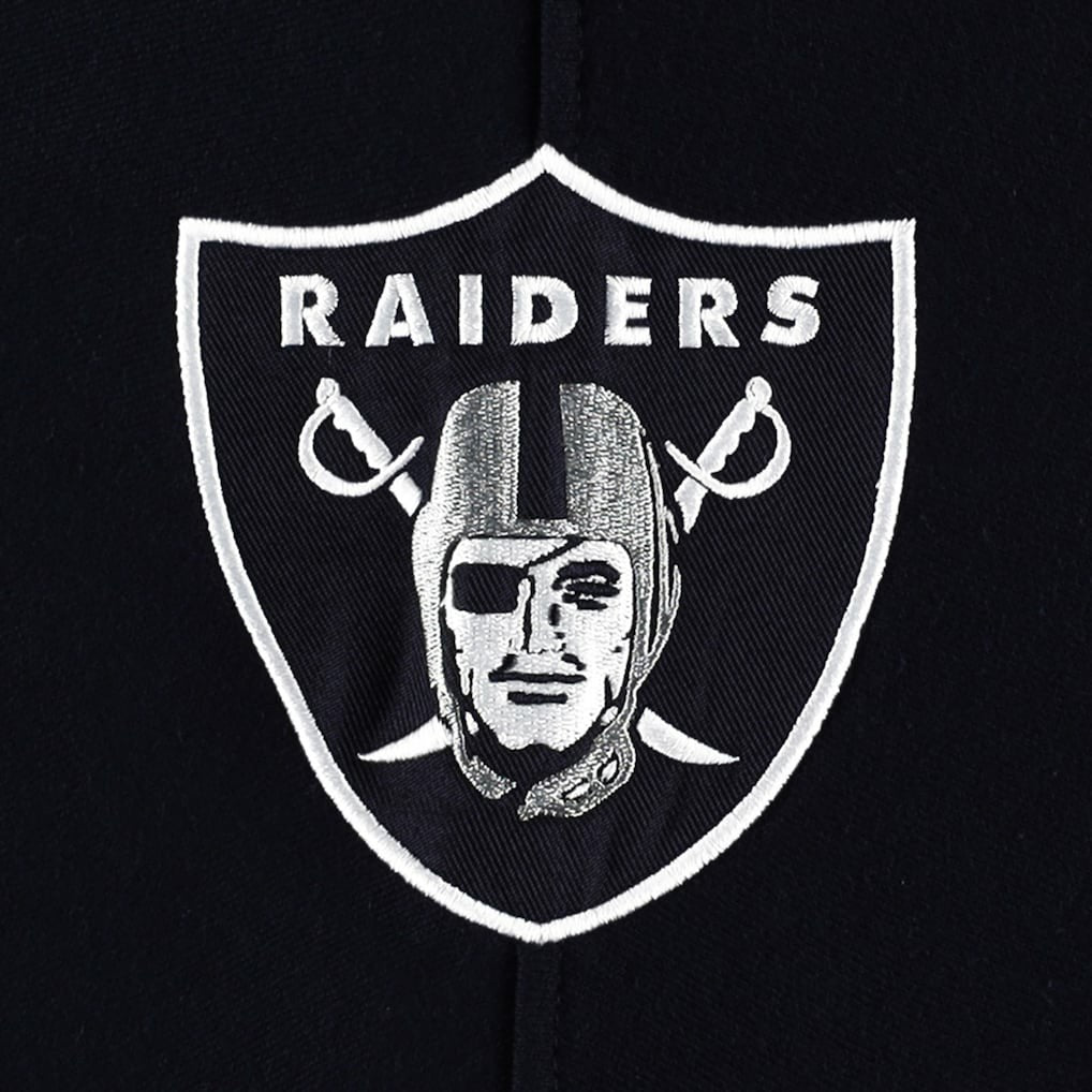 47 brand Las Vegas Raiders '47 Gridiron Lace-Up Pullover Hoodie Heather Gray