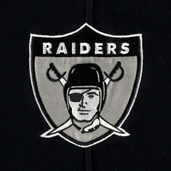 47 brand Las Vegas Raiders '47 Historic Logo Gridiron Lace-Up Pullover Hoodie Heather Gray