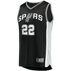 Malaki Branham San Antonio Spurs Fast Break Replica Player Jersey Icon Edition Black | Fanatics US