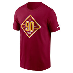 Nike Washington Commanders 90th Anniversary T-Shirt Burgundy