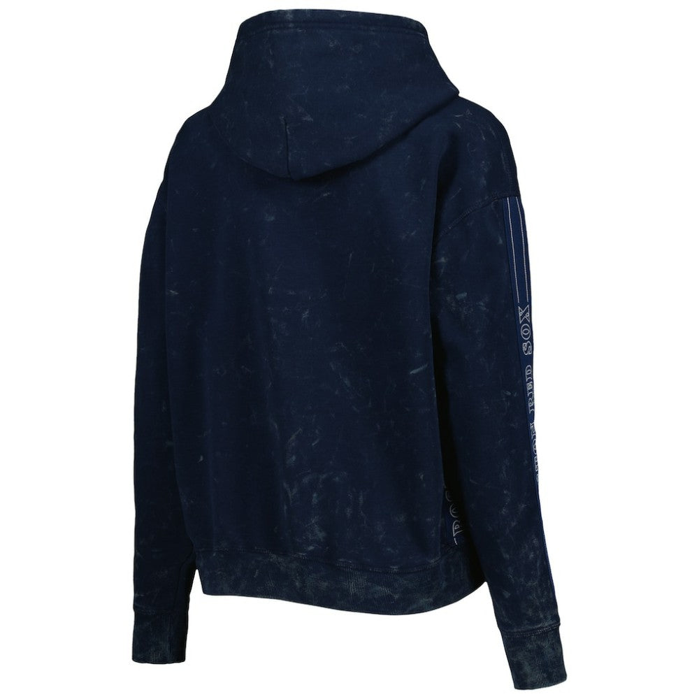 Boston Red Sox The Wild Collective Women's Marble Pullover Hoodie - Navy - MLB Online