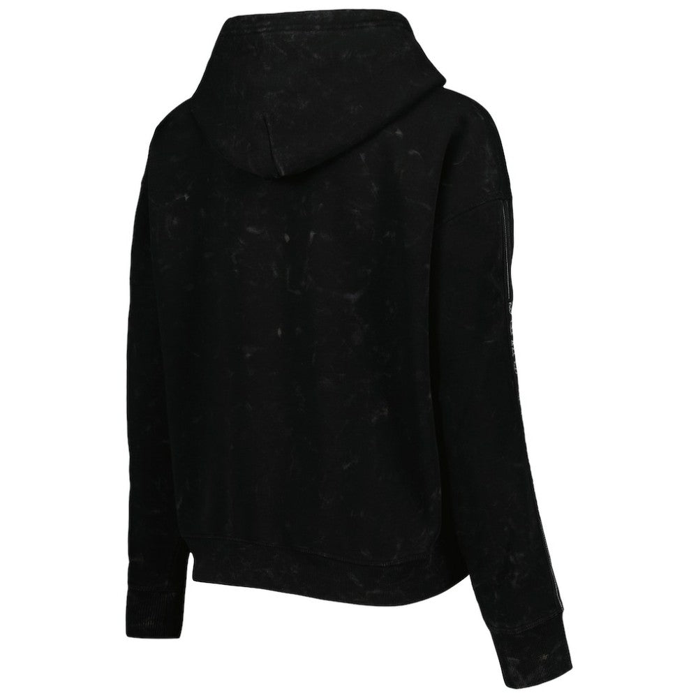 Chicago Cubs The Wild Collective Women's Marble Pullover Hoodie - Black - MLB Online