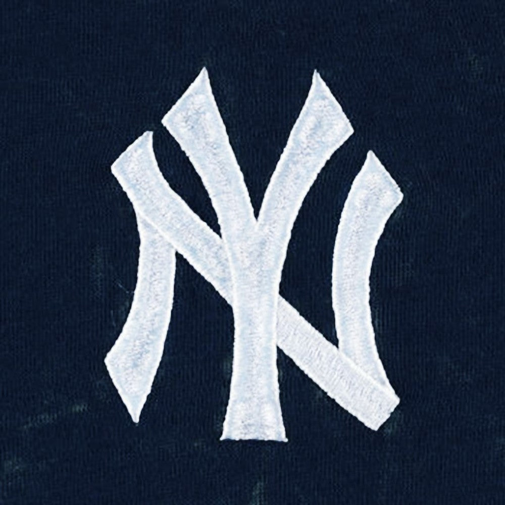 New York Yankees The Wild Collective Women's Marble Pullover Hoodie - Navy - MLB Discount