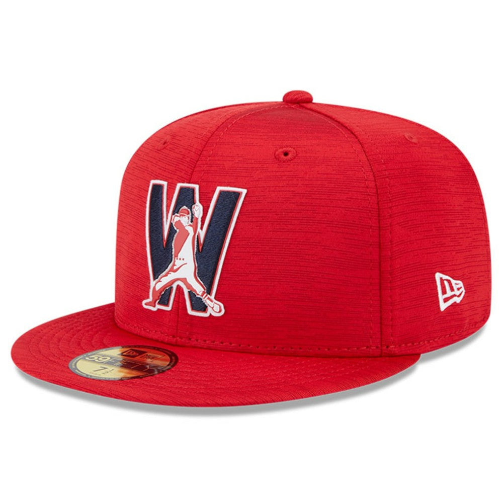 Washington Nationals New Era 2023 Clubhouse 59FIFTY Fitted Hat - Red - New Era Discount