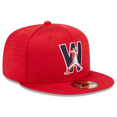 Washington Nationals New Era 2023 Clubhouse 59FIFTY Fitted Hat - Red - New Era Discount