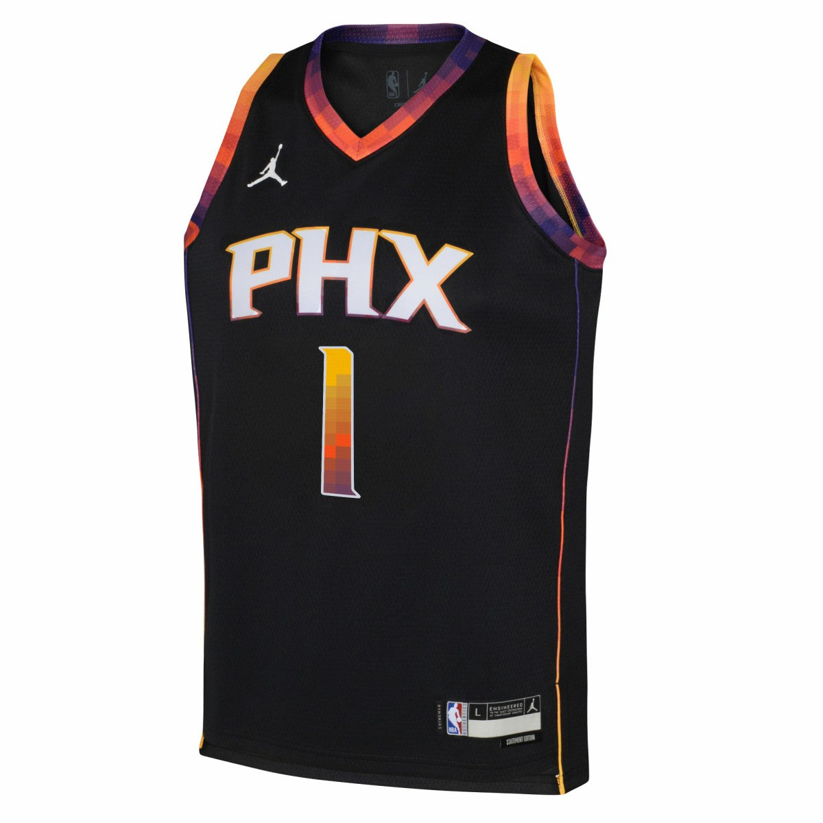 Devin Booker Phoenix Suns Jordan Brand Youth Swingman Jersey Statement Edition Black