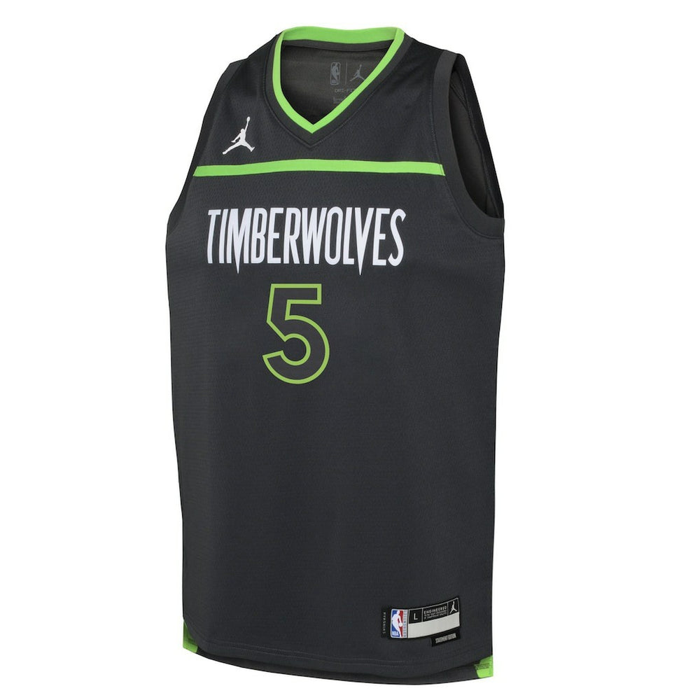 Anthony Edwards Minnesota Timberwolves Jordan Brand Youth Swingman Jersey Statement Edition Black