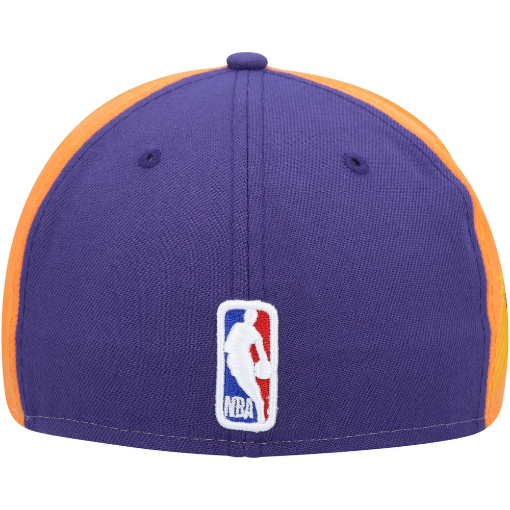 Phoenix Suns Back Half 9FIFTY Fitted Hat White/Purple | New Era US