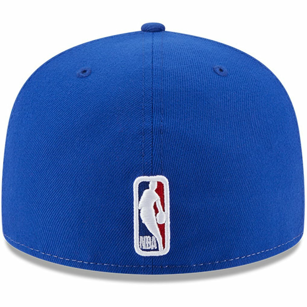 Philadelphia 76ers Back Half 9FIFTY Fitted Hat White/Royal | New Era outlet
