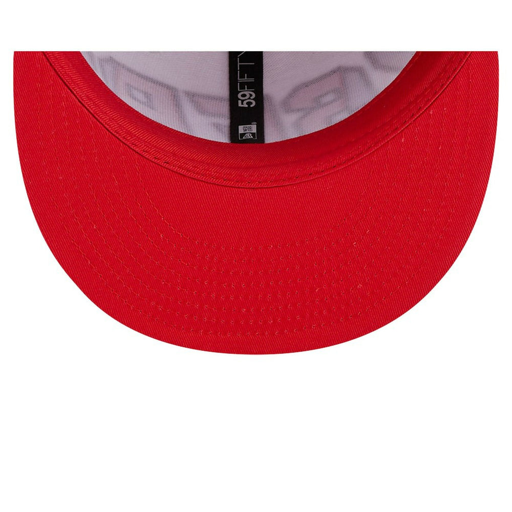 Philadelphia 76ers Back Half 9FIFTY Fitted Hat White/Royal | New Era outlet