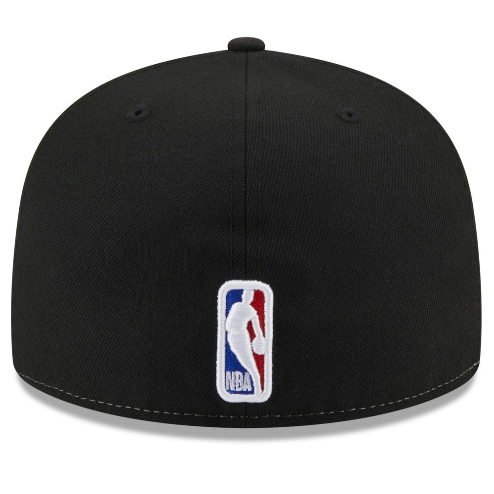 Utah Jazz Back Half 59FIFTY Fitted Hat White/Black | New Era US