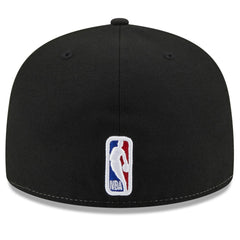 Utah Jazz Back Half 59FIFTY Fitted Hat White/Black | New Era US