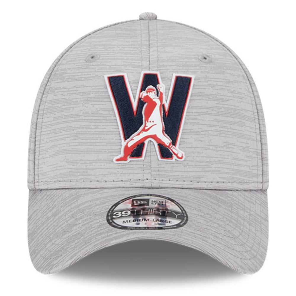 Washington Nationals New Era 2023 Clubhouse 39THIRTY Flex Hat - Gray - New Era on Sale