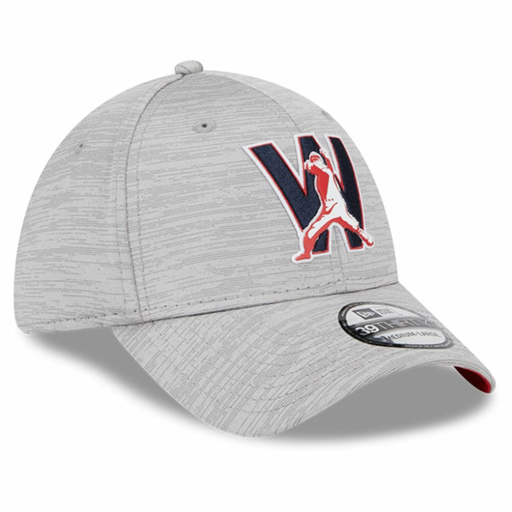 Washington Nationals New Era 2023 Clubhouse 39THIRTY Flex Hat - Gray - New Era on Sale