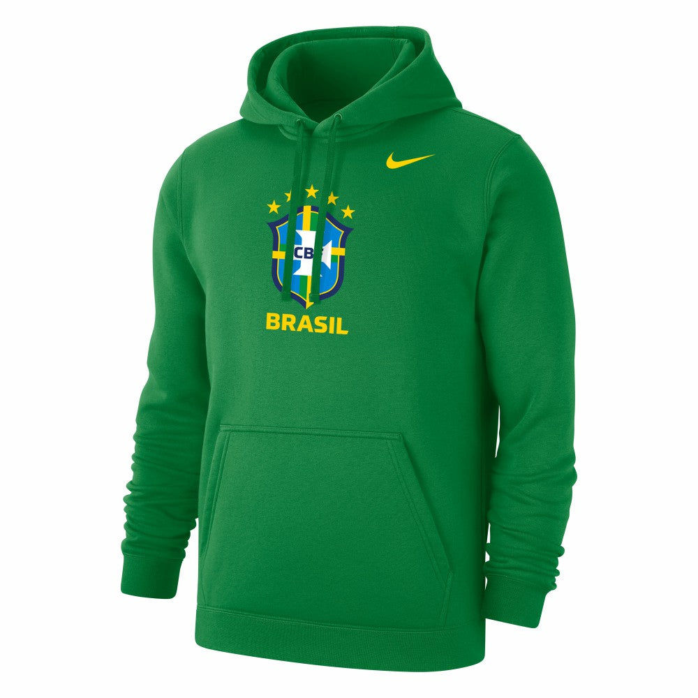 Brazil National Team Club Primary Pullover Hoodie Green - Nike for sale
