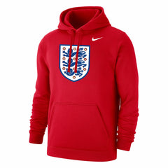 England National Team Club Primary Pullover Hoodie Red - Nike