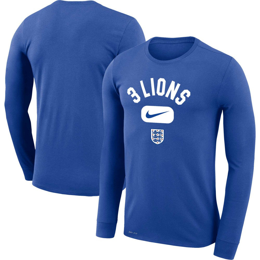 England National Team Lockup Legend Performance Long Sleeve T-Shirt Royal - Nike outlet