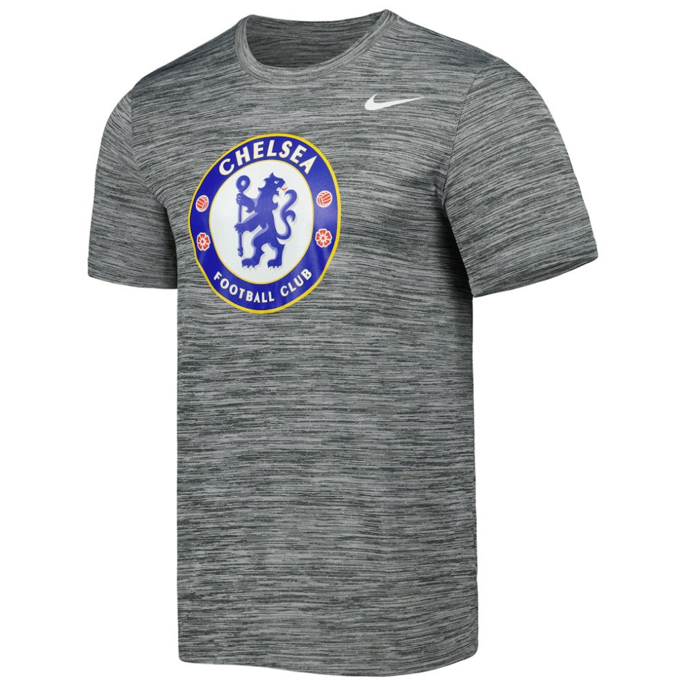 Chelsea Primary Logo Velocity Legend Performance T-Shirt Heather Gray - Nike outlet