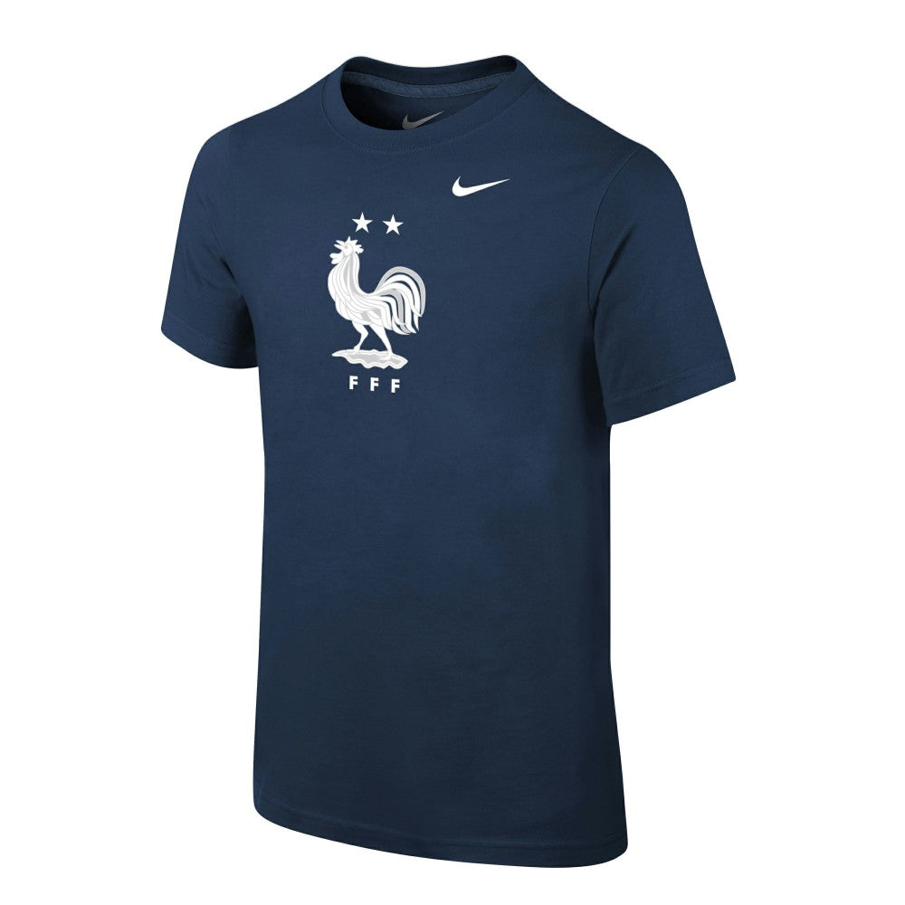 France National Team Youth Core Team T-Shirt Navy - Nike Discount