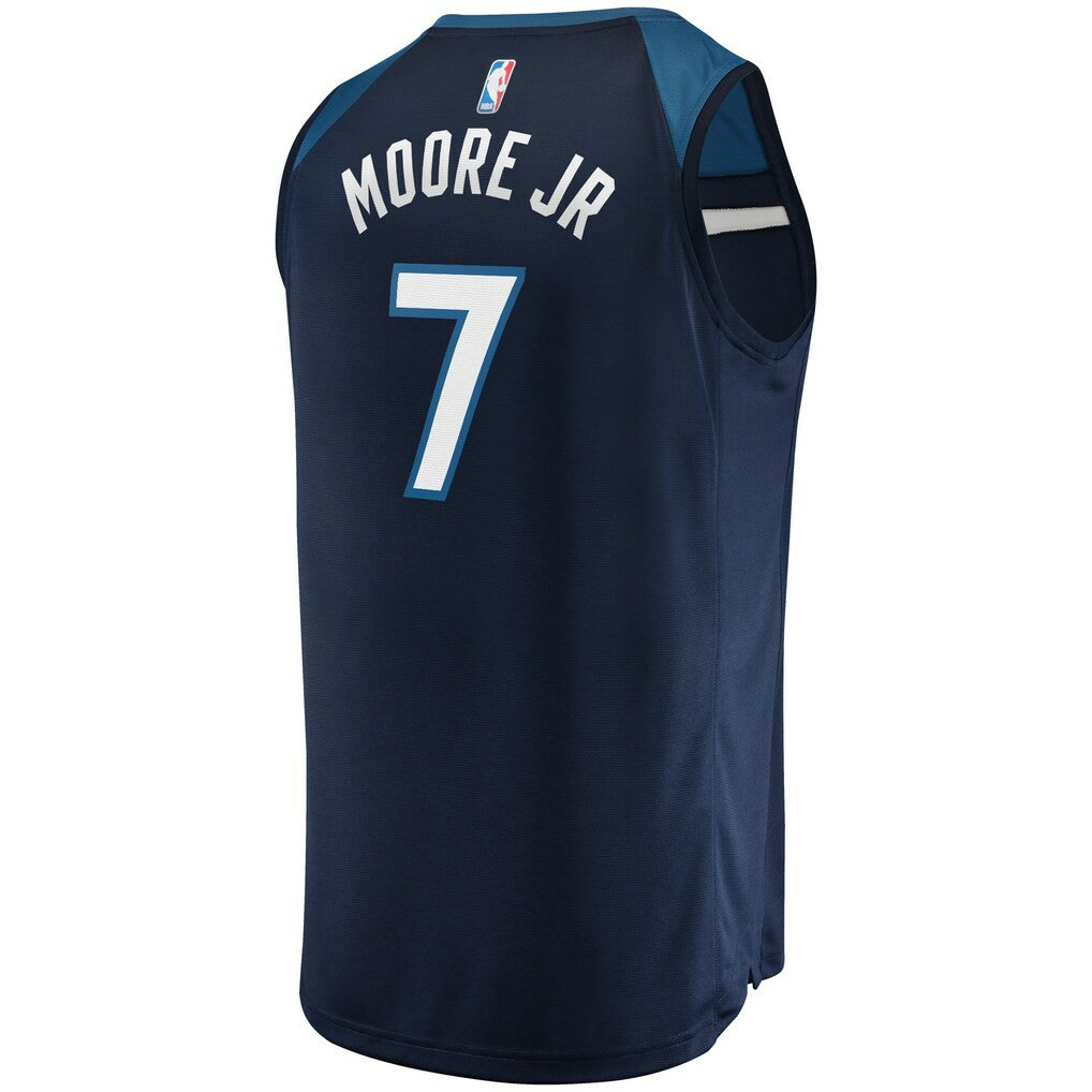 Wendell Moore Jr. Minnesota Timberwolves 2022 NBA Draft First Round Pick Fast Break Replica Player Jersey Icon Edition Navy | Fanatics Lifestyle