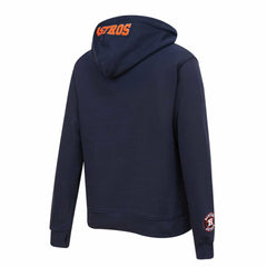 Houston Astros Pro Standard Women's Classic Fleece Pullover Hoodie - Navy - MLB Sale