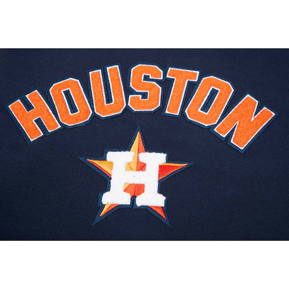 Houston Astros Pro Standard Women's Classic Fleece Pullover Hoodie - Navy - MLB Sale