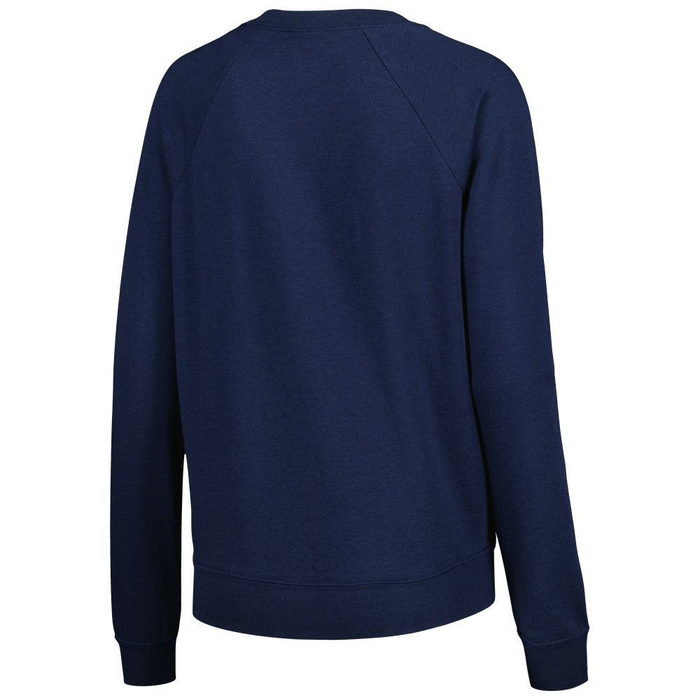 Club America Women's Lockup Varsity Tri-Blend Raglan Pullover Sweatshirt Navy - Nike