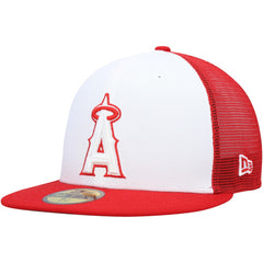 Los Angeles Angels New Era 2023 On-Field Batting Practice 59FIFTY Fitted Hat - White/Red - New Era on Sale