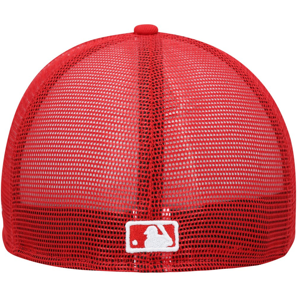 Los Angeles Angels New Era 2023 On-Field Batting Practice 59FIFTY Fitted Hat - White/Red - New Era on Sale