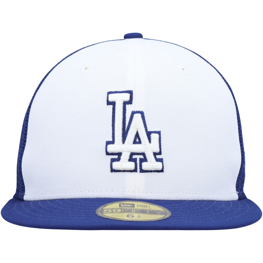 Los Angeles Dodgers New Era 2023 On-Field Batting Practice 59FIFTY Fitted Hat - White/Royal - New Era Discount