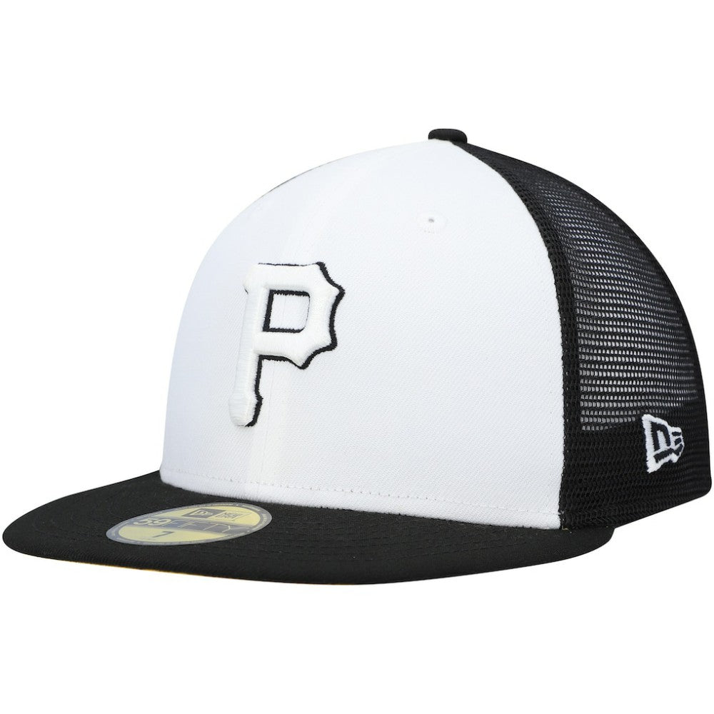 Pittsburgh Pirates New Era 2023 On-Field Batting Practice 59FIFTY Fitted Hat - White/Black - New Era Sale