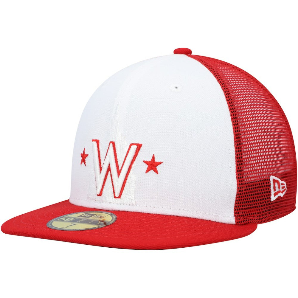 Washington Nationals New Era 2023 On-Field Batting Practice 59FIFTY Fitted Hat - White/Red - New Era Lifestyle