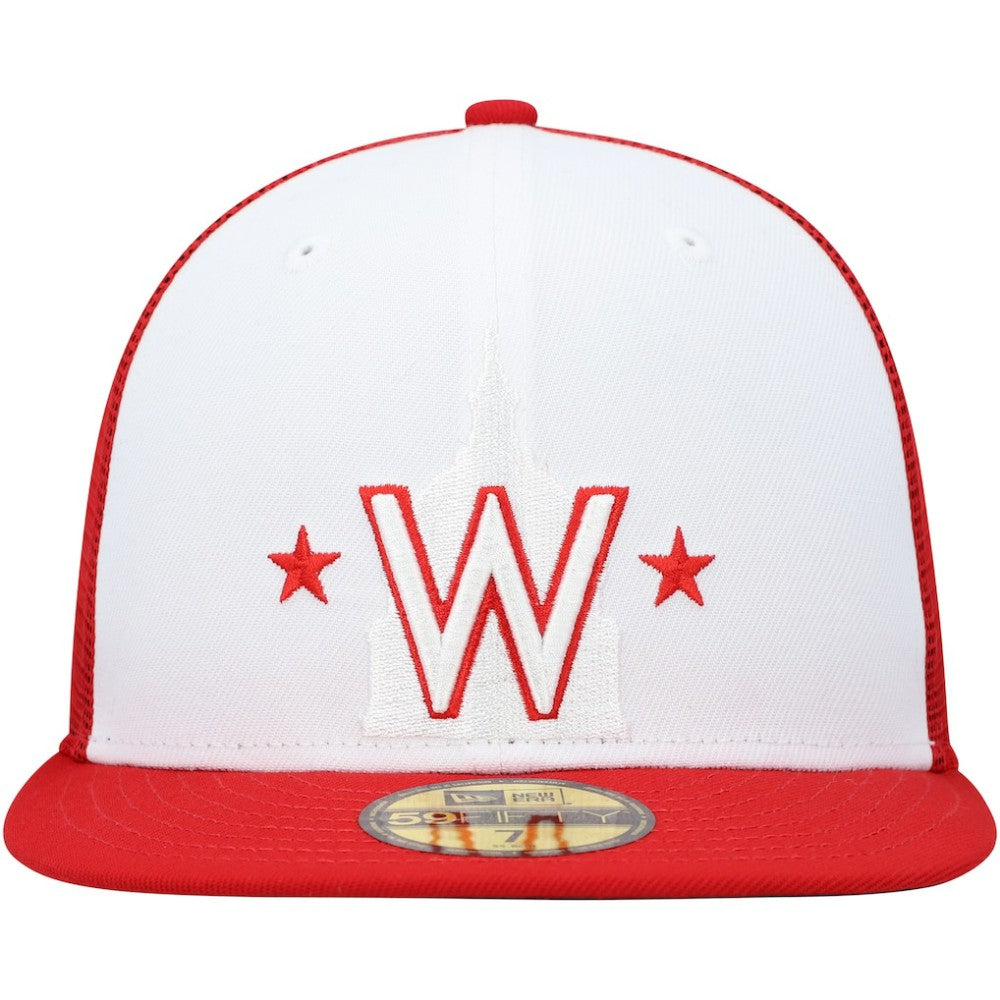 Washington Nationals New Era 2023 On-Field Batting Practice 59FIFTY Fitted Hat - White/Red - New Era Lifestyle