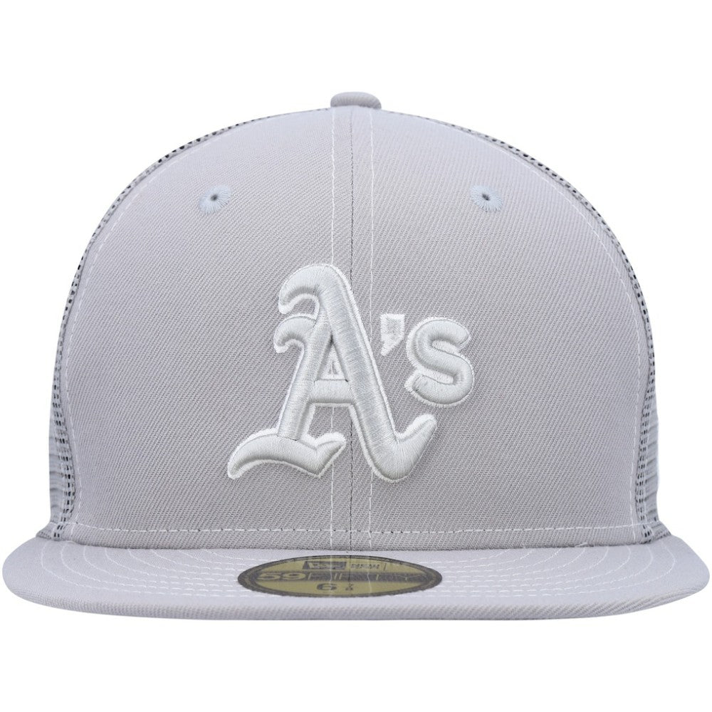 Athletics New Era 2023 On-Field Batting Practice 59FIFTY Fitted Hat - Gray - New Era Sale