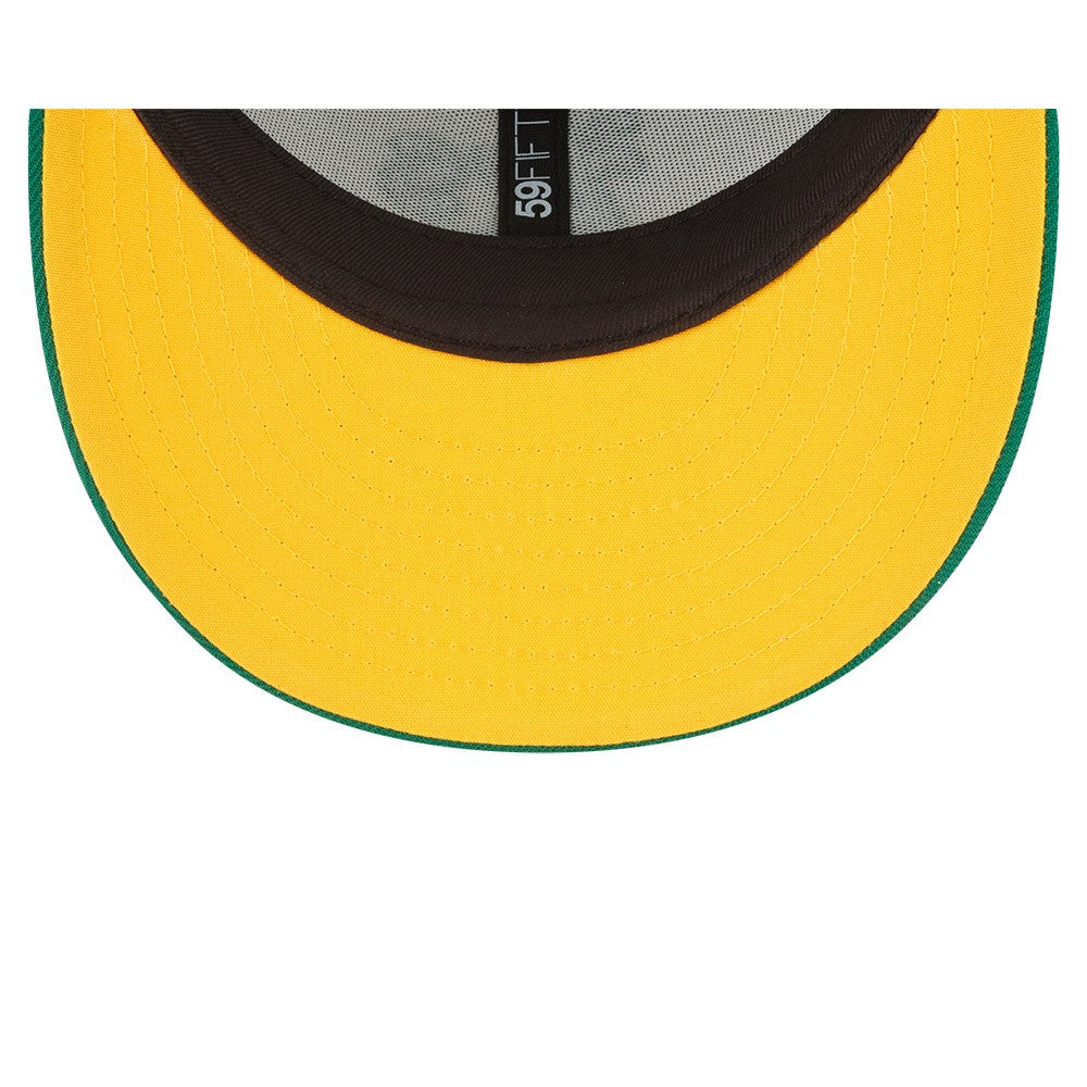 Athletics New Era 2023 On-Field Batting Practice Low Profile 59FIFTY Fitted Hat - White/Green - New Era Sale