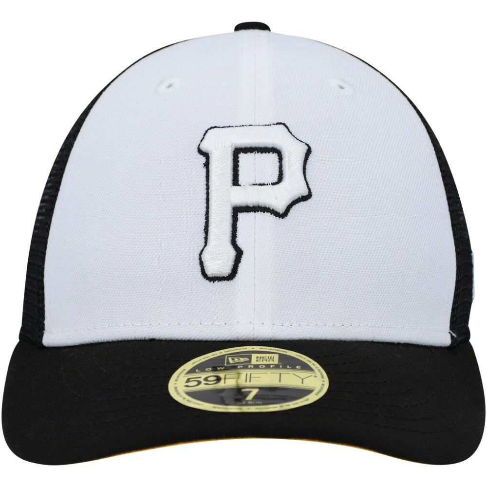 Pittsburgh Pirates New Era 2023 On-Field Batting Practice Low Profile 59FIFTY Fitted Hat - White/Black - New Era Discount