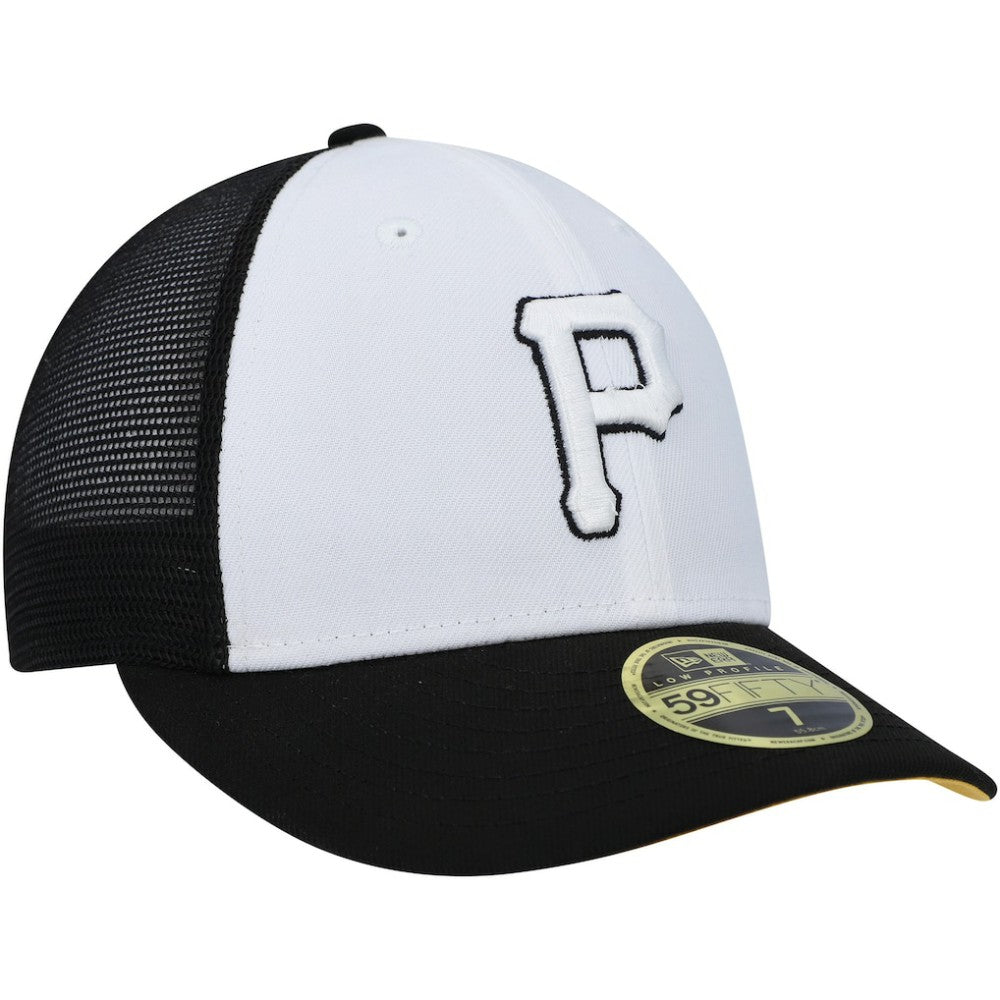 Pittsburgh Pirates New Era 2023 On-Field Batting Practice Low Profile 59FIFTY Fitted Hat - White/Black - New Era Discount