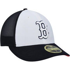 Boston Red Sox New Era 2023 On-Field Batting Practice Low Profile 59FIFTY Fitted Hat - White/Navy - New Era Discount