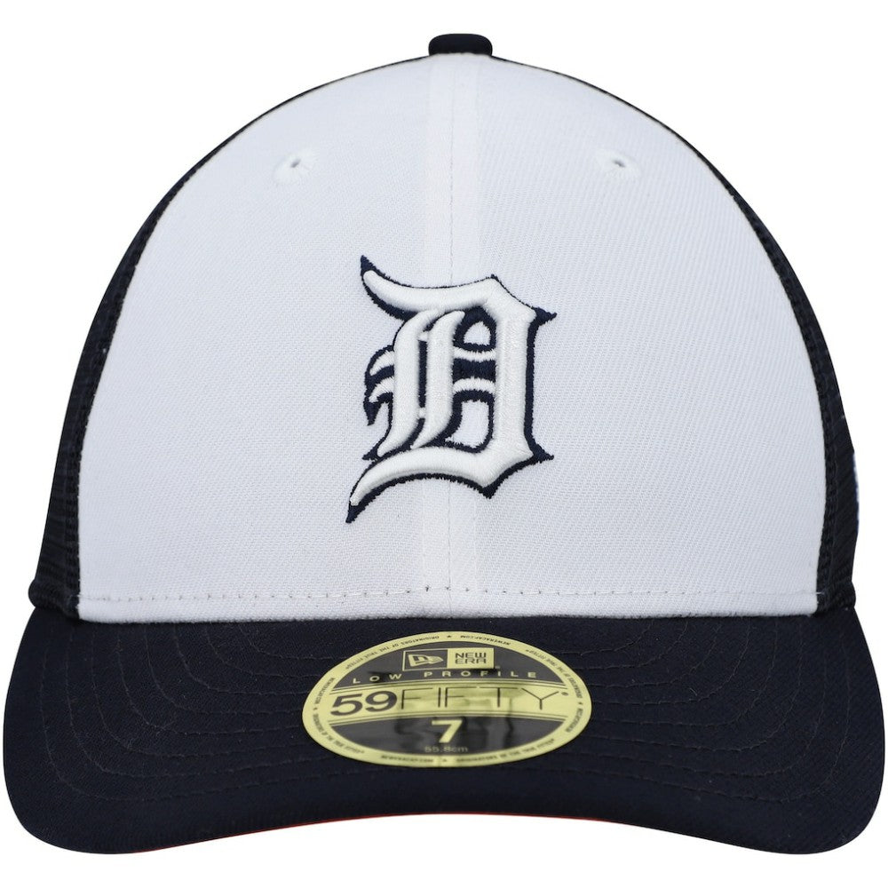 Detroit Tigers New Era 2023 On-Field Batting Practice Low Profile 59FIFTY Fitted Hat - White/Navy - New Era Sale