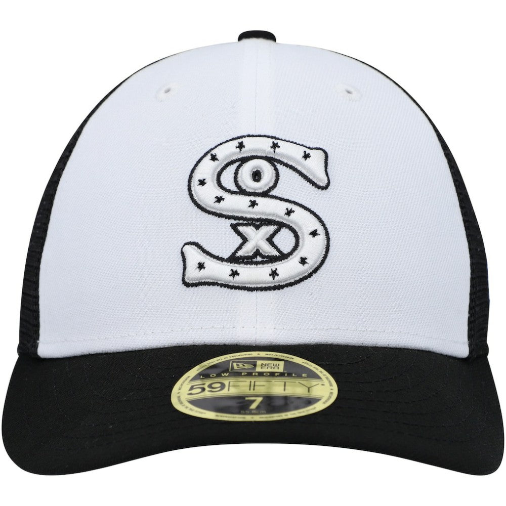 Chicago White Sox New Era 2023 On-Field Batting Practice Low Profile 59FIFTY Fitted Hat - White/Black - New Era Discount