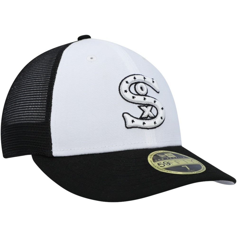 Chicago White Sox New Era 2023 On-Field Batting Practice Low Profile 59FIFTY Fitted Hat - White/Black - New Era Discount